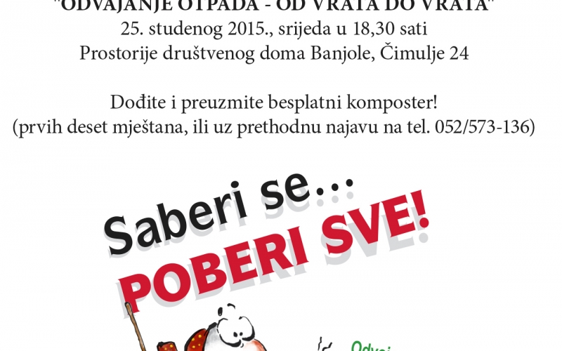 POZIV mještanima Banjola